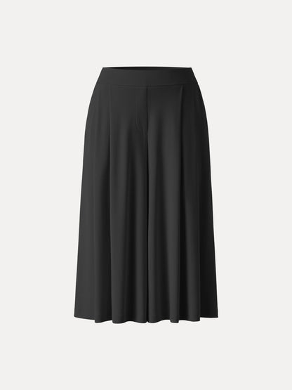 Sandwashed Super Flowy Cropped Palazzo Leg Pant with Pockets
