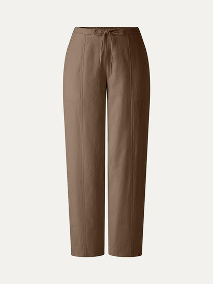 Breathable Linen-Like Summer Travel Pants