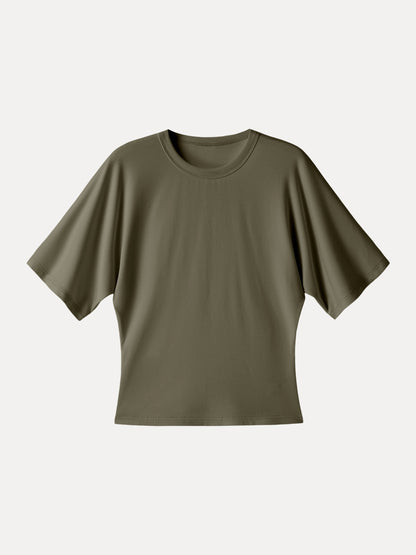 Elevated Cotton-Blend Essential Tee
