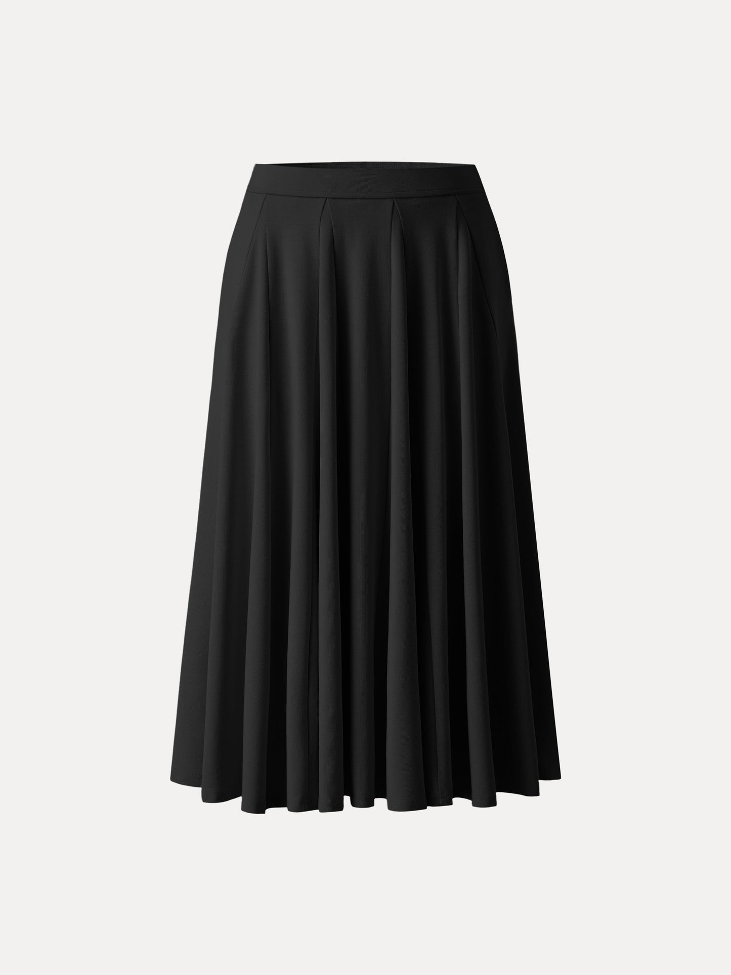 Lyocell Blend Volume Skirt with Pockets