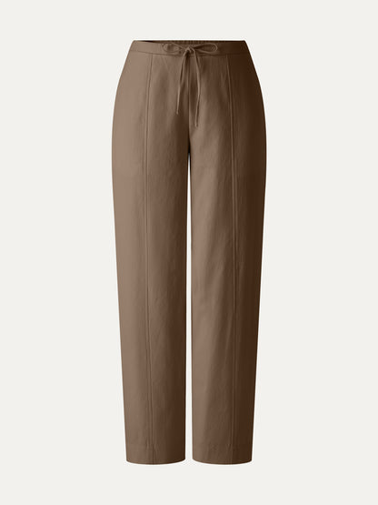 Breathable Linen-Like Summer Travel Pants