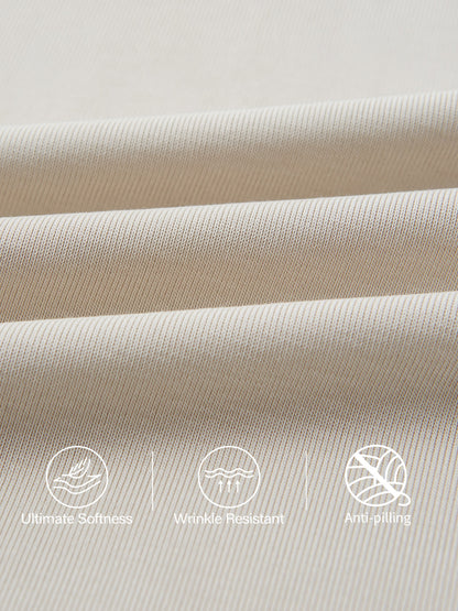 Crewneck Short Sleeve Tucked Tee