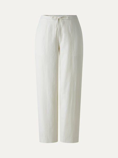 Breathable Linen-Like Summer Travel Pants