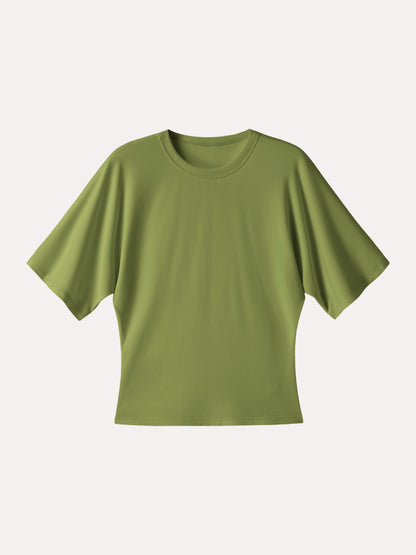 Elevated Cotton-Blend Essential Tee