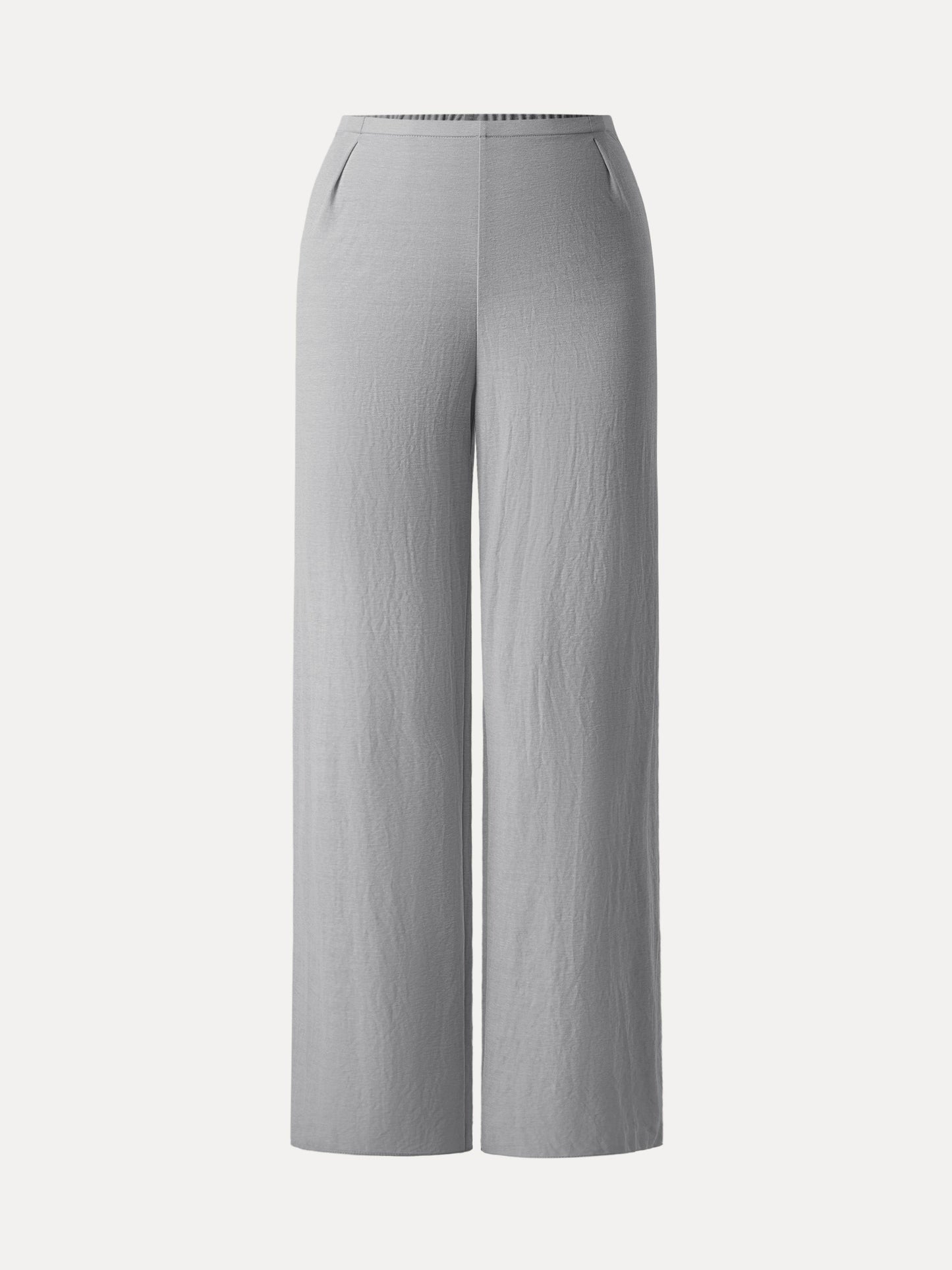 Wrinkle-resistant Cotton-linen Straight Leg Pant