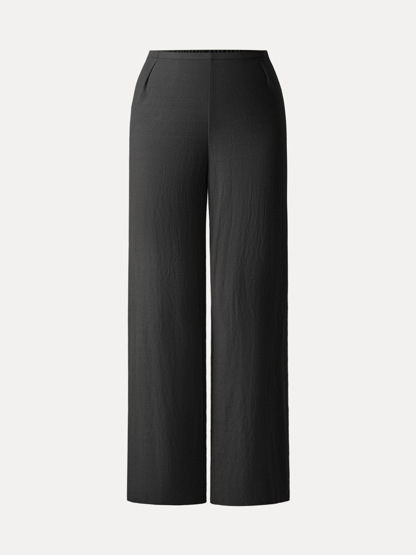 Wrinkle-resistant Cotton-linen Straight Leg Pant