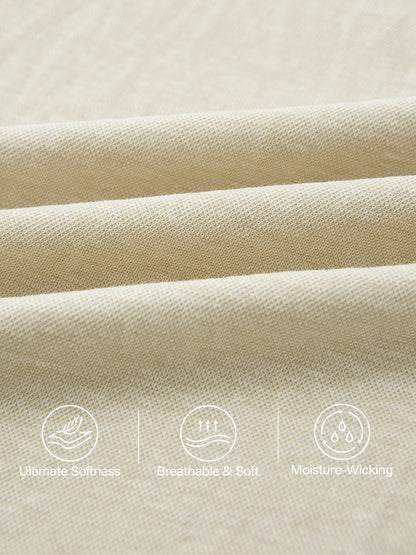 Wrinkle-resistant Cotton-linen Straight Leg Pant
