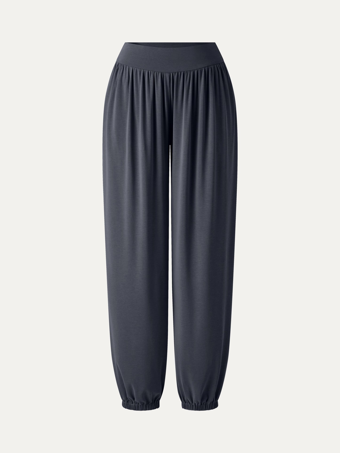 Sandwashed Modal Ultra-Soft High Rise Balloon Pants with Pockets
