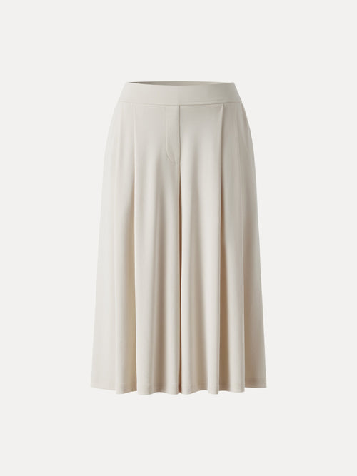 Sandwashed Super Flowy Cropped Palazzo Leg Pant with Pockets