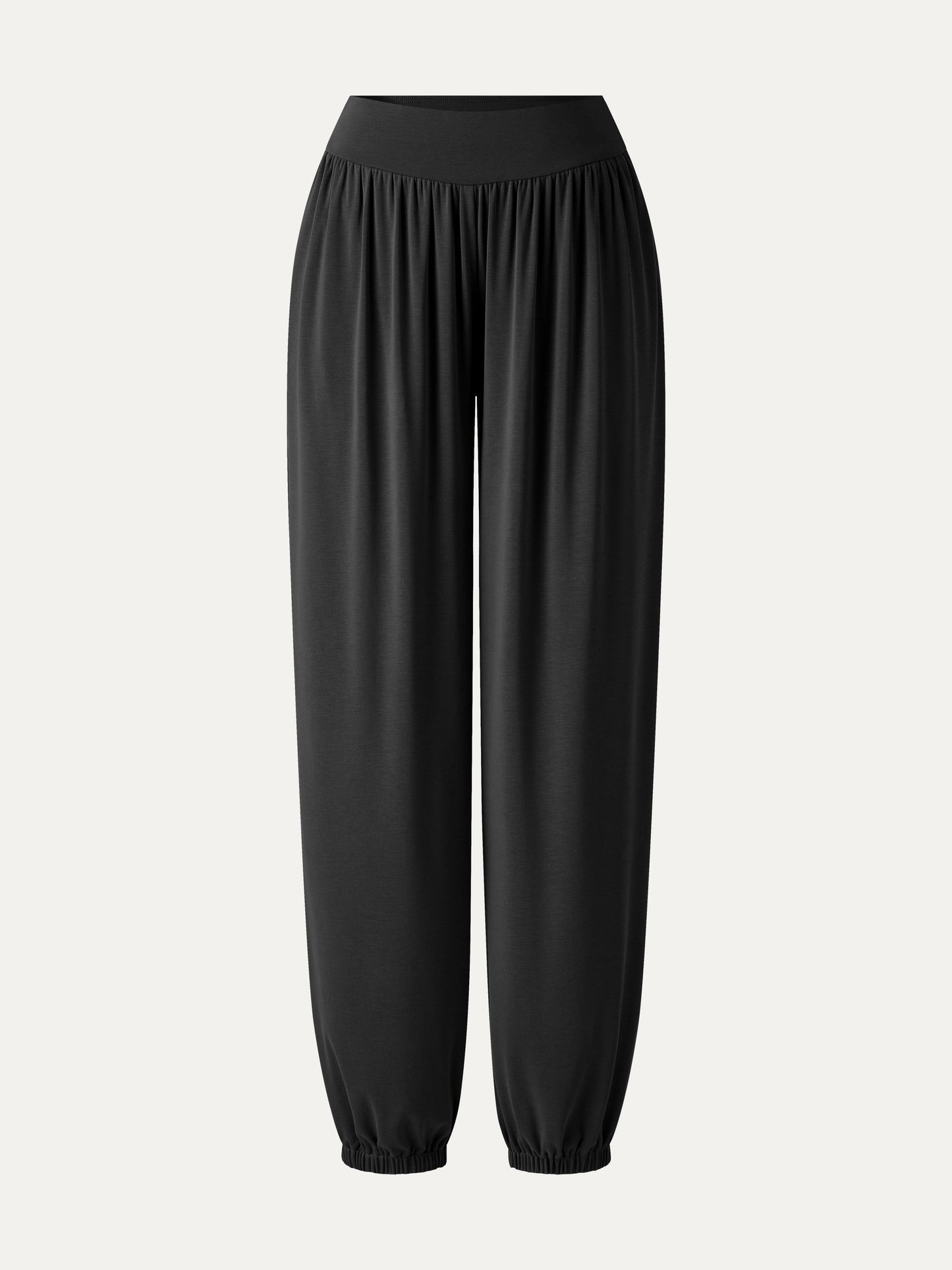 Sandwashed Modal Ultra-Soft High Rise Balloon Pants with Pockets