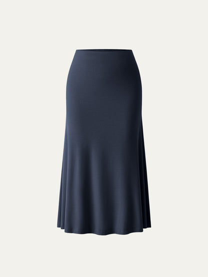 Breezy Pull-on Mermaid Midi Skirt