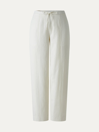 Breathable Linen-Like Summer Travel Pants