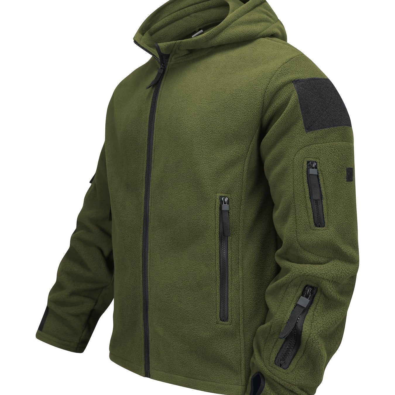 Rovan | Men's Hooded Zip Jacket with Chest Pockets - Image 12