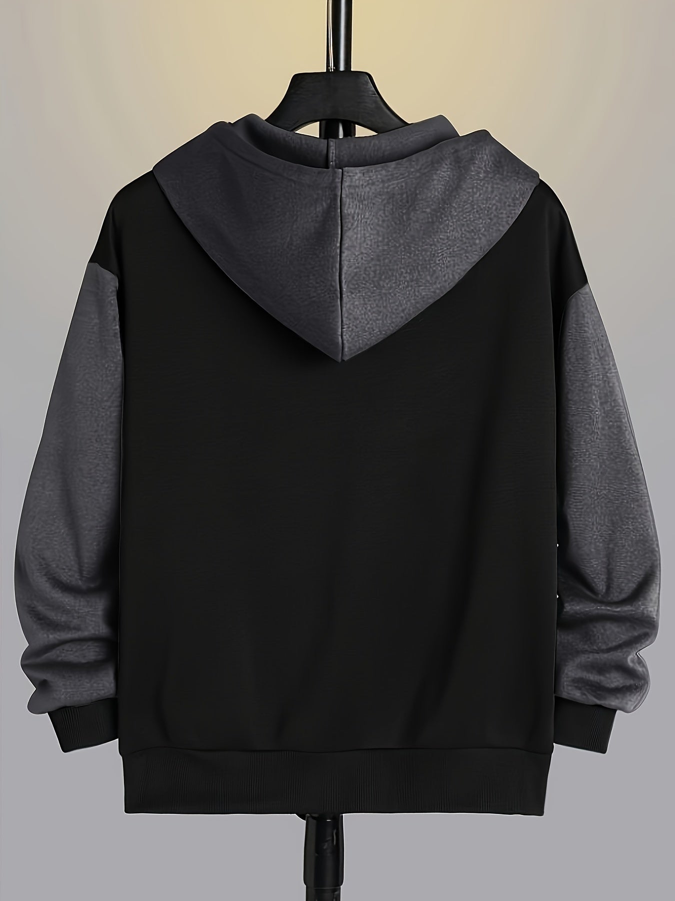 Dervan | Men's Color Block Full Zip Hooded Sweatshirt - Image 13