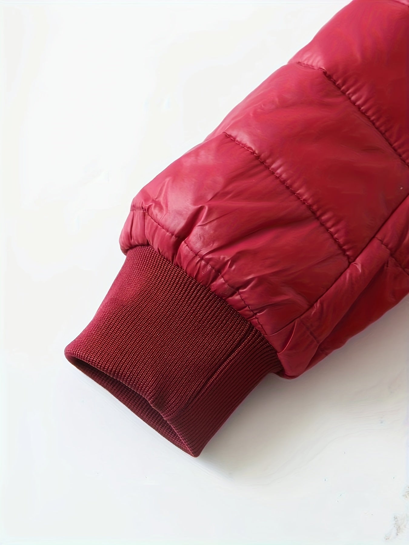 Elvanna | Women's Quilted Longline Coat with Ribbed Cuffs - Image 11