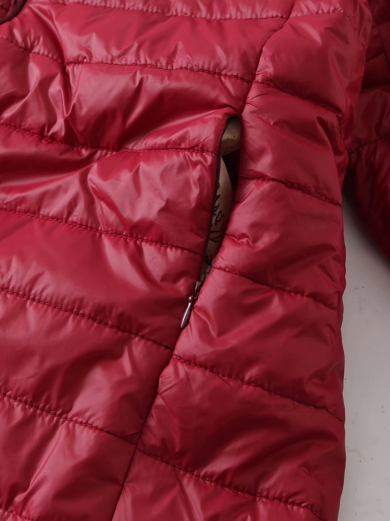 Elvanna | Women's Quilted Longline Coat with Ribbed Cuffs - Image 10