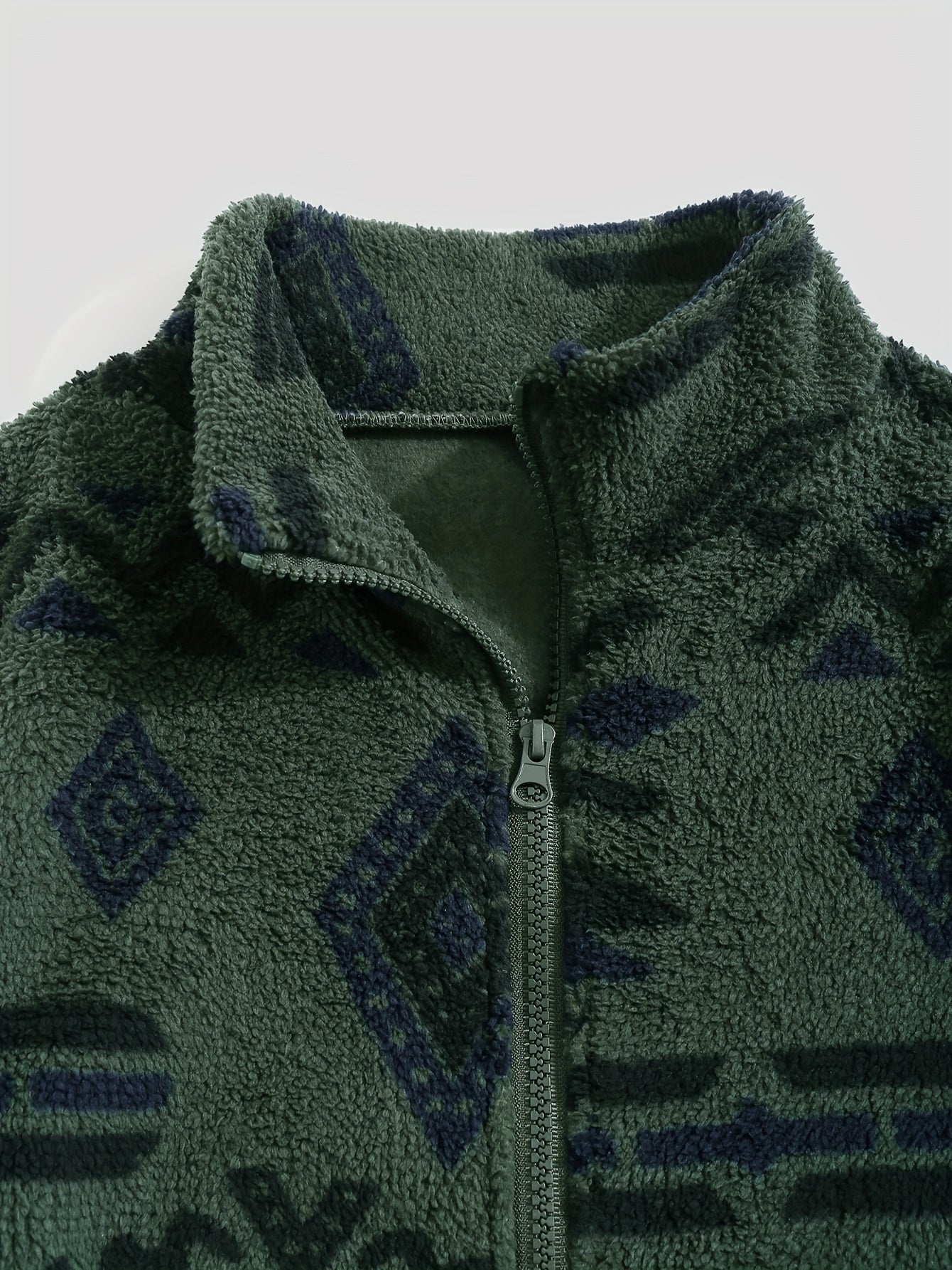 Marielle | Women's Patterned Zip Up Relaxed Fit Jacket - Image 10