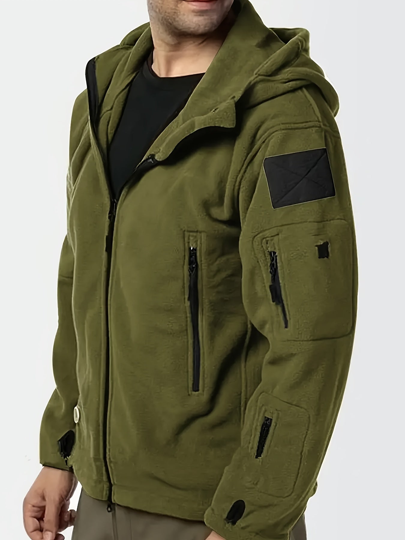 Rovan | Men's Hooded Zip Jacket with Chest Pockets - Image 17