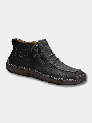 Fenwicke | Men's Ankle Boots with Side Zip Closure