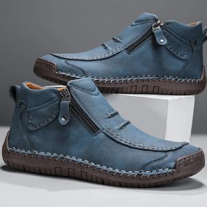 Alternative view of Fenwicke | Men's Ankle Boots with Side Zip Closure