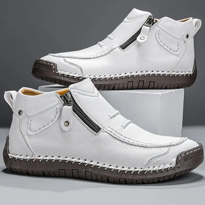 Fenwicke | Men's Ankle Boots with Side Zip Closure - Image 5