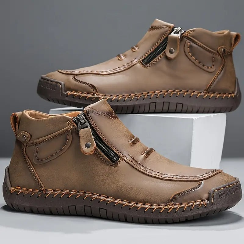 Fenwicke | Men's Ankle Boots with Side Zip Closure - Image 6