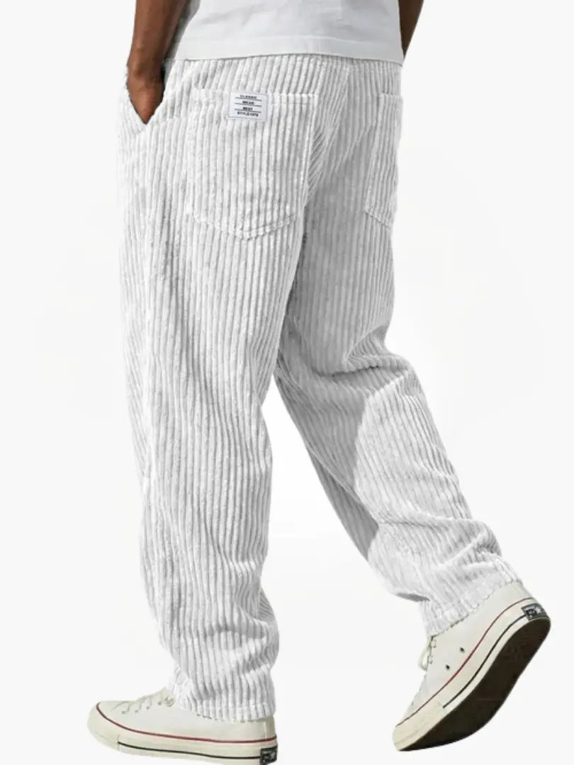 Orvane | Men's Corduroy Relaxed Fit Drawstring Pants - Image 7