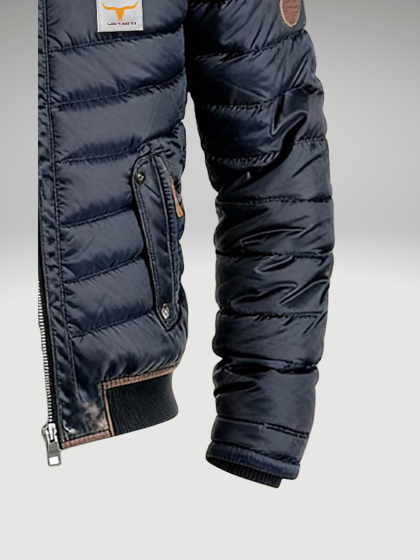 Alveron | Men's Slim Fit Windproof Puffer Jacket - Image 4