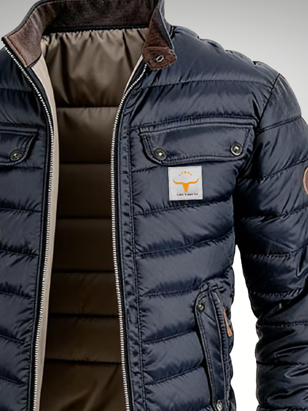 Alveron | Men's Slim Fit Windproof Puffer Jacket - Image 5