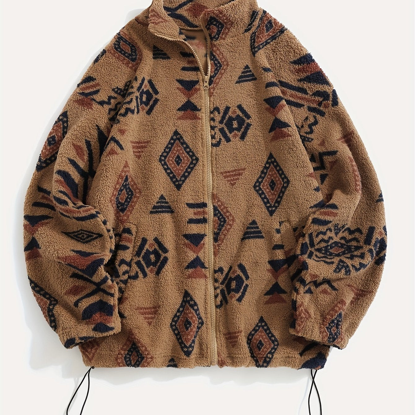 Marielle | Women's Patterned Zip Up Relaxed Fit Jacket - Image 16