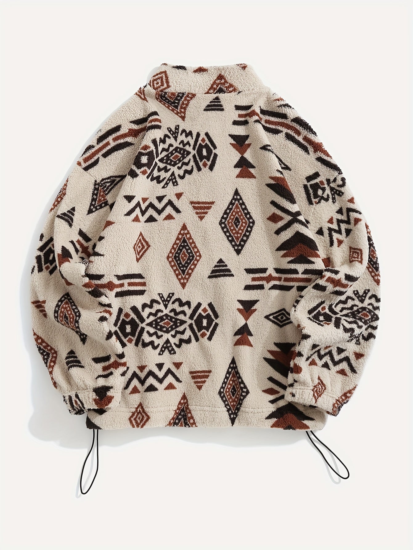 Marielle | Women's Patterned Zip Up Relaxed Fit Jacket - Image 3