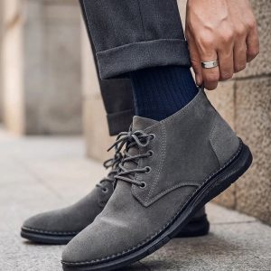 Tavren | Men's Suede Chukka Boots with Cushioned Sole