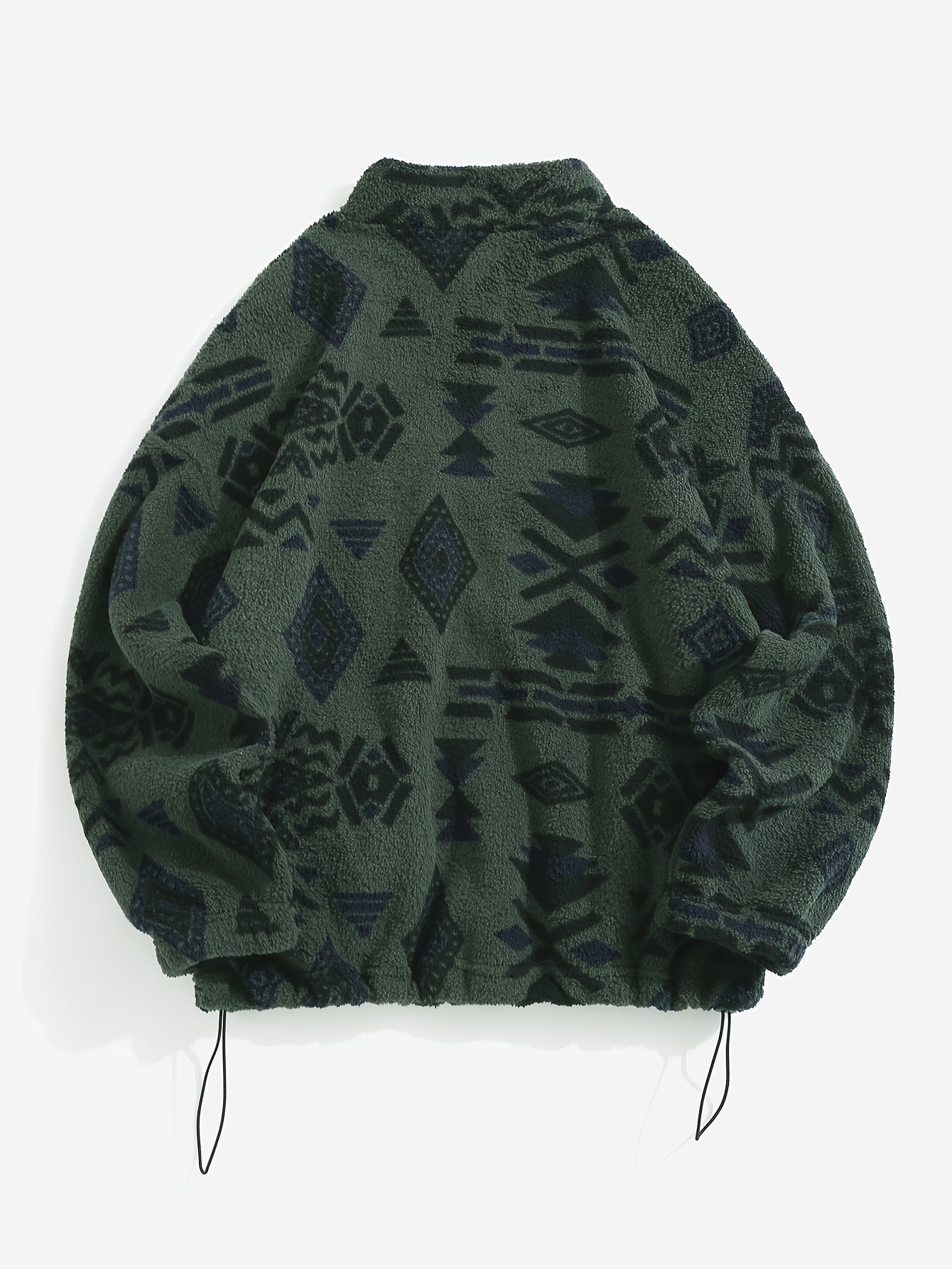 Marielle | Women's Patterned Zip Up Relaxed Fit Jacket - Image 9