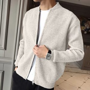 Alternative view of Thorwald | Men's Ribbed Zip Front Cardigan