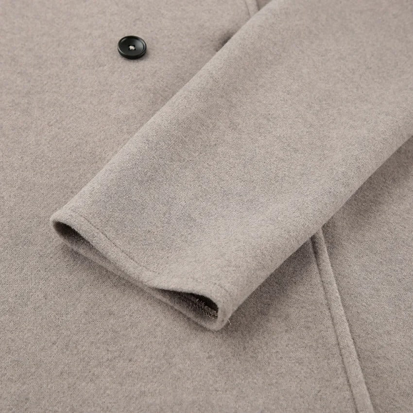 Margot | Women's Double Breasted Wool Jacket with Stand Collar - Image 5