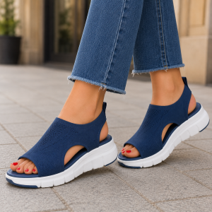 Solvane | Women's Openwork Open Toe Shoes with Cutouts